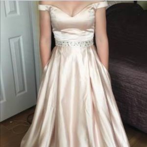 Champagne Prom/Pageant Gown